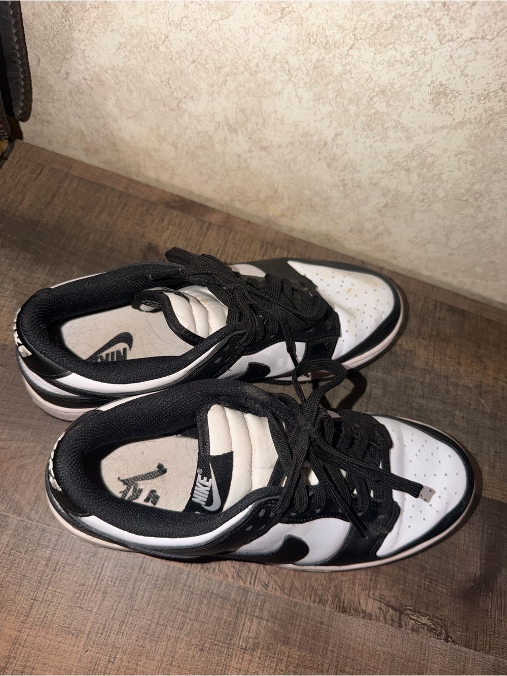 Nike Black and White Low-Top Sneakers